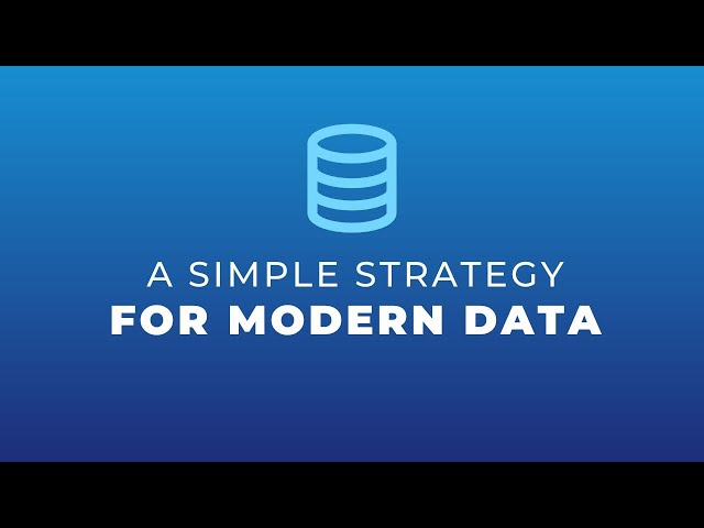 Data Architecture 101: The Modern Data Warehouse