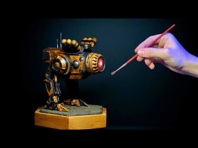 I Made Another Robot from Trash [Scratch Built Droid Model]