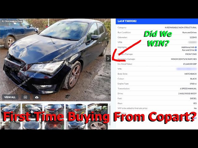 Copart UK - First Time Buying From Auction Beginners Guide!