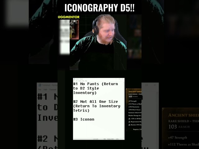 Diablo V - Iconography is Back!?