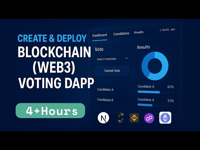 Create & Deploy Blockchain Voting DApp Using Next.js, Solidity & Ethers.js | Voting DApp Project