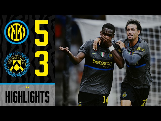 FROM 0-2 TO 5-3, WHAT A COMEBACK! | INTER 5-3 UDINESE | HIGHLIGHTS 🖤💙