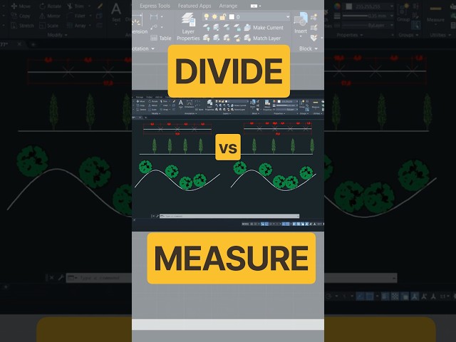 AutoCAD DIVIDE vs MEASURE – What’s the Difference?