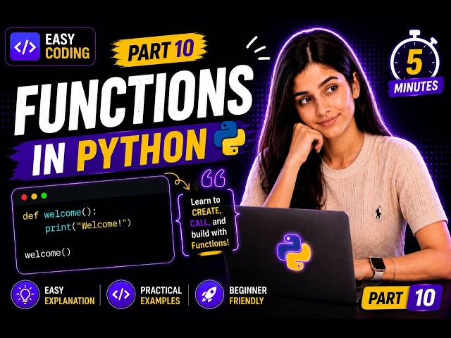 🤖 Build Your First Python Assistant with Python Functions | Part 10
