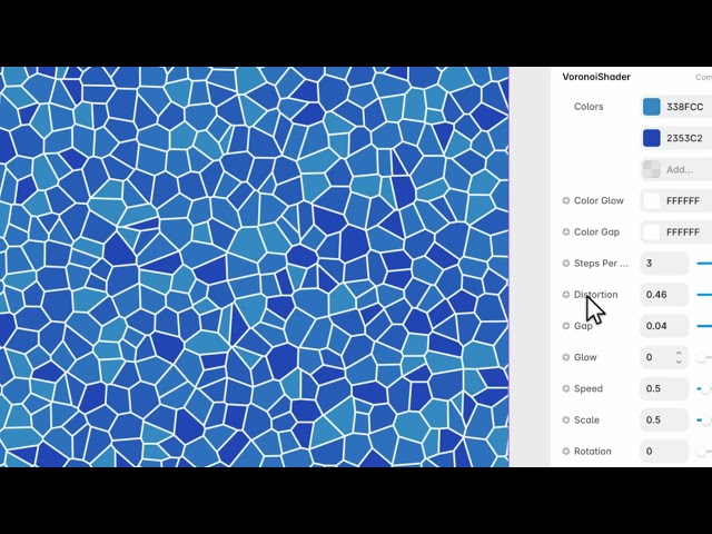Voronoi Cell Background for Framer