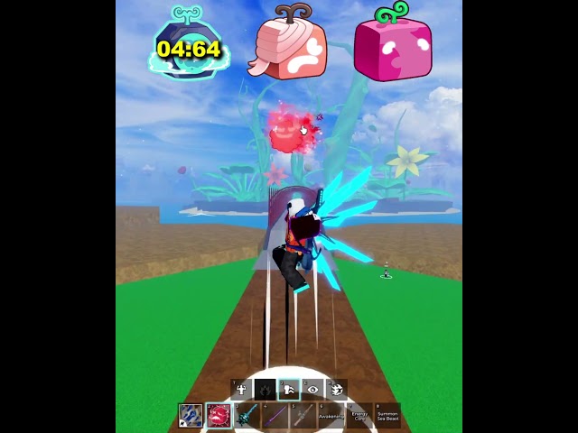 fastest fruit to cross bridge. 😲  #bloxfruit #bloxfruits