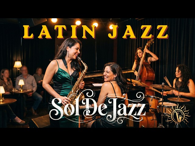 Latin Jazz Velvet Hour 🖤 Warm Instrumentals for a Dark & Elegant Night Atmosphere / Jazz Latin