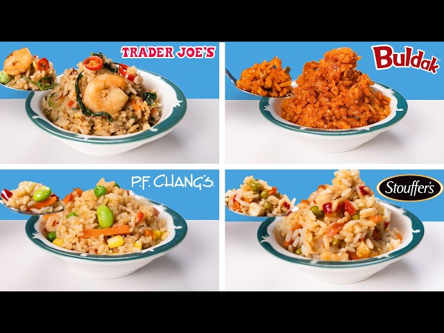 Pro Chefs Blind Taste Test Every Frozen Fried Rice | The Taste Panel | Epicurious