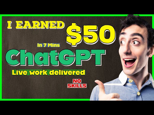 I earned $50 Using Chatgpt on fiverr | Chatgpt tutorial | Make money using chatgpt