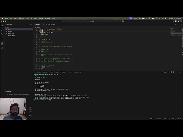 Beginner - Learn Ruby - 2025 - 03