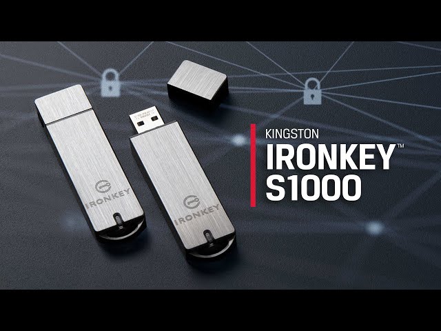 IronKey S1000 Secure USB Drive - 8GB-128GB - Kingston