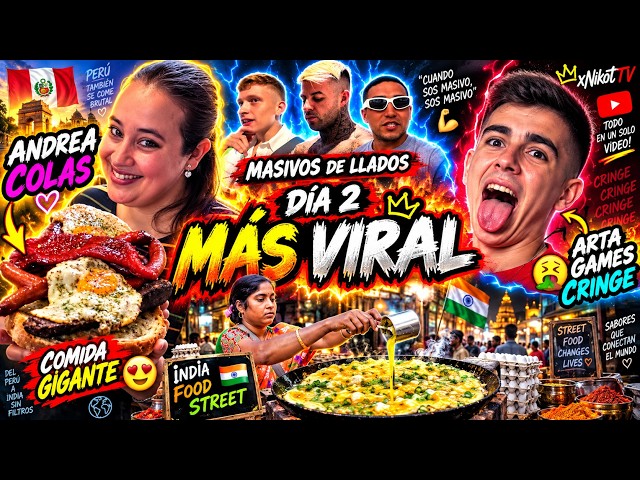 RECORTEVERSO NO DESCANSA 🚨 Andrea Colas + MASIVOS + India Street + Arta Games  | DIA 2 xNikott TV