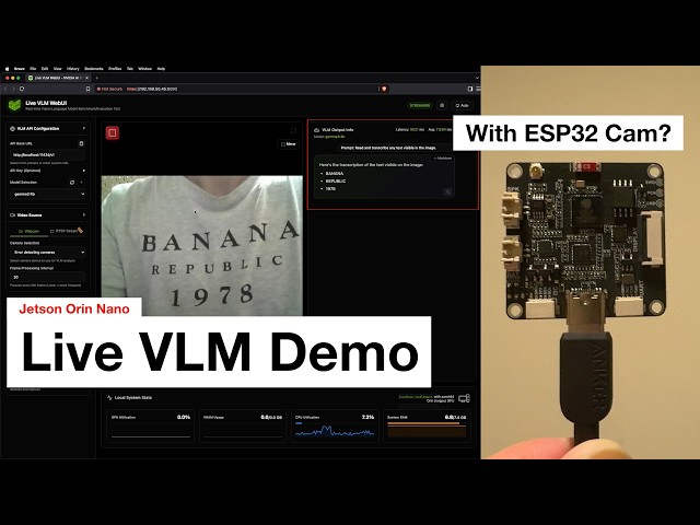 Real-Time VLM on Jetson Orin Nano (With an ESP32-Cam?!)