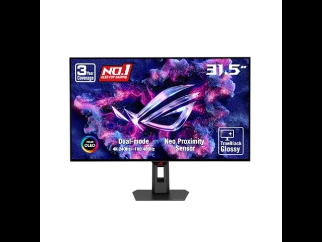 ASUS ROG XG32UCWMG Review – 32" 4K 240Hz Glossy OLED Gaming Monitor