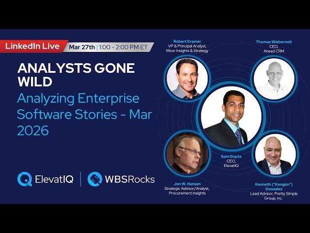 Analysts Gone Wild | Analyzing Enterprise Software Stories | Episode 53