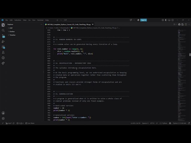 ITERATIVE STATEMENTS -2