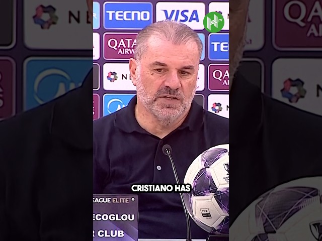 Ange Postecoglou DEFENDS Cristiano Ronaldo 👀
