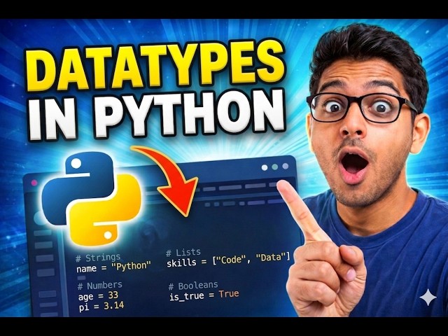 👉 Python Data Types in 60 Seconds ⚡