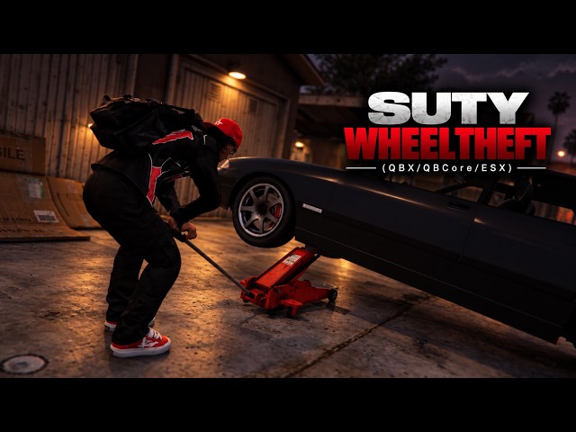 Wheel Theft FiveM Script (QBX/QBCore/ESX)