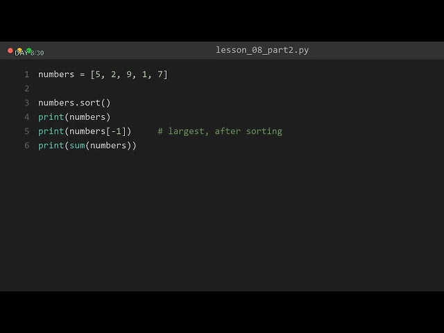 Learn Python Day 8: Lists: Python's Everyday Workhorse