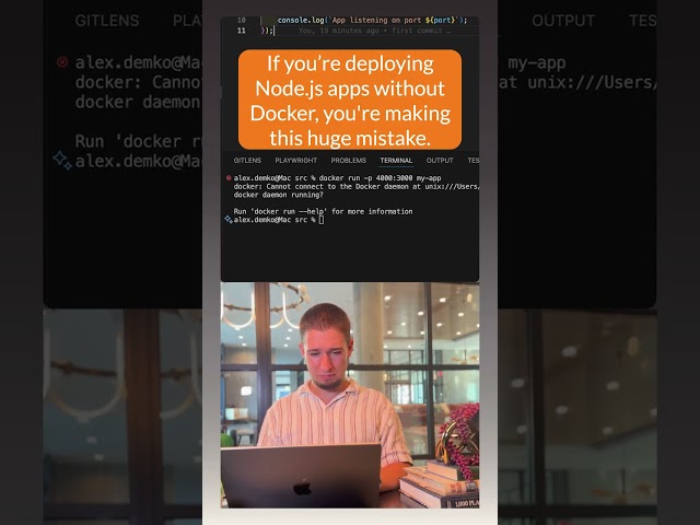 Don't make this mistake when deploying Node.js apps ⚠️