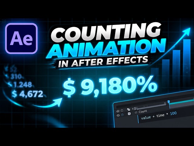 Easy Counting Animation in After Effects — Beginner Tutorial
