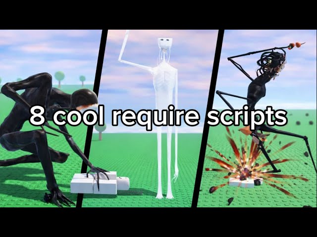 8 cool require scripts #roblox #script 