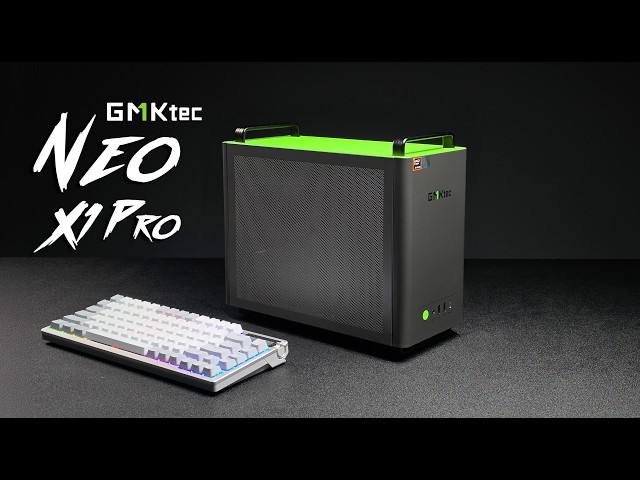NEO X1 Pro Hands On! GMKtec Liquid Cooled 16-Core X3D Mini PC!