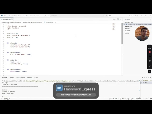 Python Course #16 Functions in Python