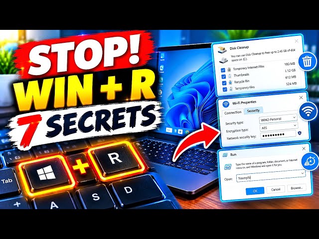 ​7 Secret Windows Run Commands That Will Save Your Laptop! (Ultimate PC Guide)