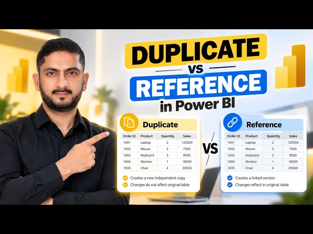 Duplicate vs Reference in Power Query Explained in 8 Minutes