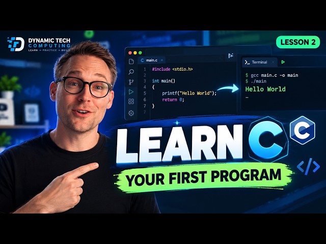 2 - Introduction to C programming | Why you MUST learn C before any other language in 2027