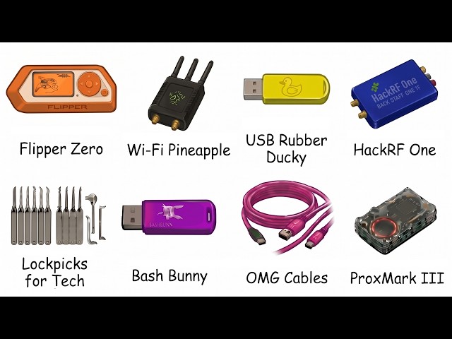 Every Dangerous Hacking Gadget Explained In 18 Minutes