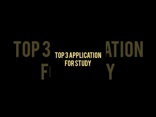 Top 3 Application for study 🔥❤#shorts #trending #brainly #doubtnut #viral