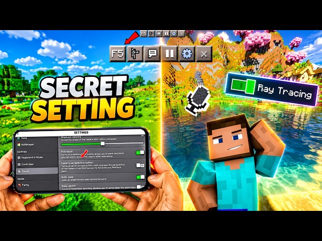 Secret Pro Setting For Minecraft Pocket Edition 🔥