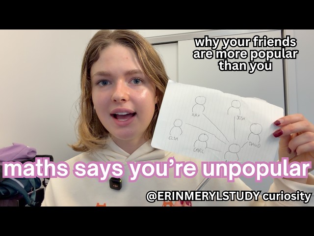 why your friends have more friends than you do (according to mathematics)