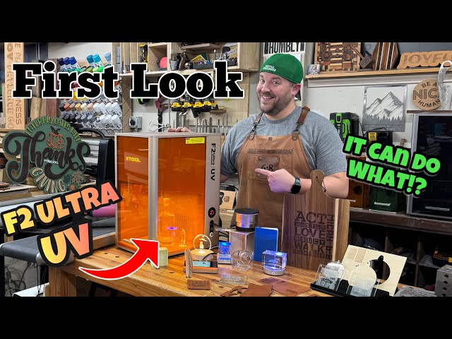 A Laser that Can Do What!?! First Look at Brand New xTool F2 Ultra UV Laser