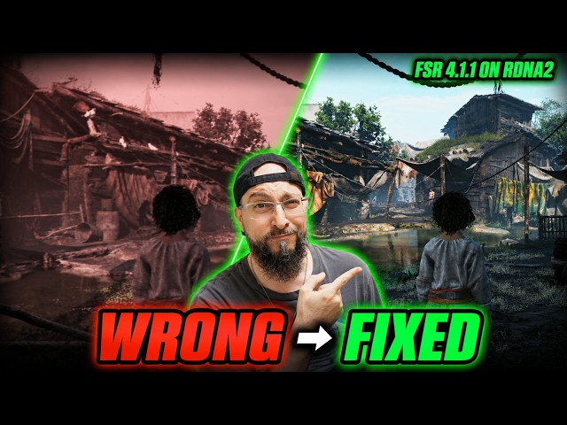 Resonance: A Plague Tale Legacy Looks WRONG on RDNA2 Until FSR4.1.1