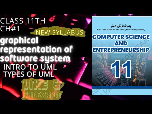 Graphical representation of software systems,intro to UML,types of UML|Class 11th computer