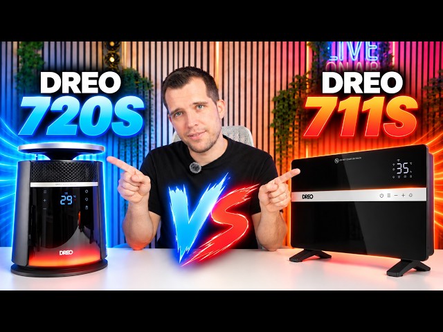 Beste Heizgeräte für Winter 2026 - DREO 720S vs. 711S: Heizlüfter oder Konvektor?