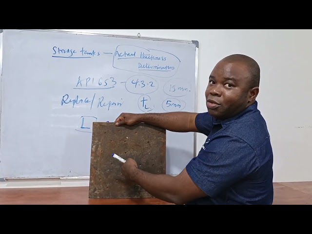 Actual Thickness Determination for Aboveground Storage Tank