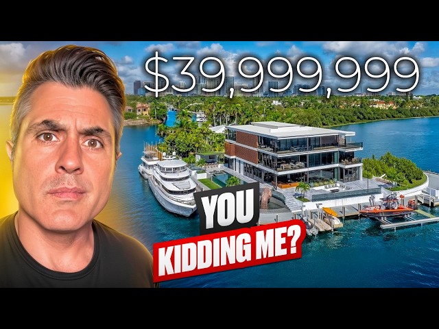 This $40M Florida Waterfront Mansion is Absolutely Insane...