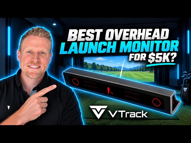 Is this the BEST Launch Monitor for your Golf Simulator? VTrack Overhead Launch Monitor Review