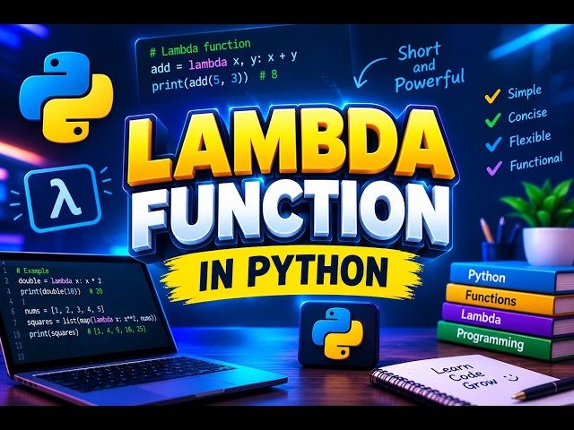 Lambda Function In Python | Anonymous Function In Python