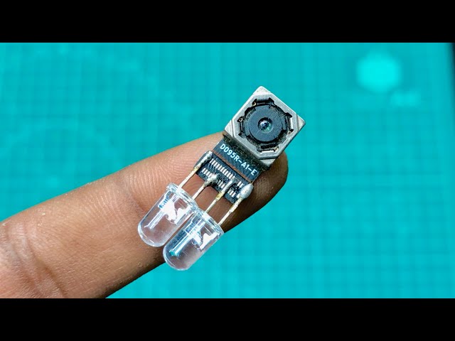 how to make spy camera at home using old phone camera with sensor