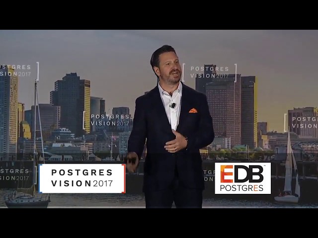 EnterpriseDB CEO Ed Boyajian Delivers Opening Keynote at Postgres Vision 2017