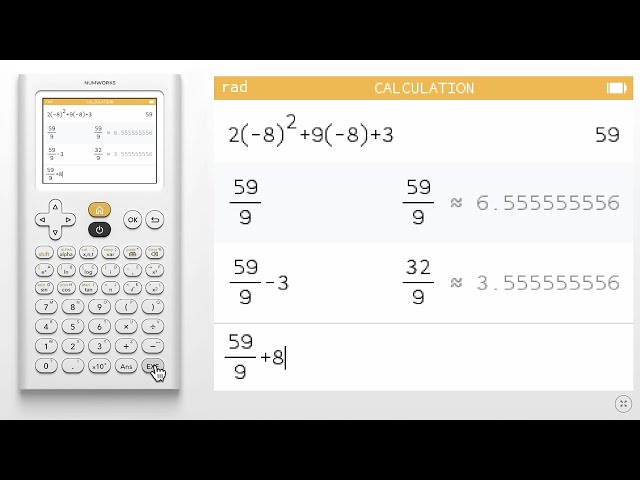 How do I perform calculations with previous results?