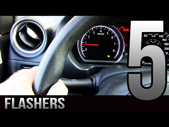 5 Tips for the Driving Exam - Flashers