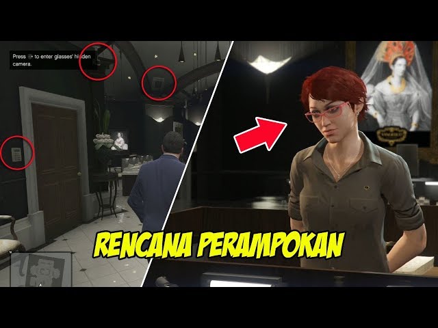 MENGINTAI TOKO BERLIAN | GTA 5 MISI 10 : CASING THE JEWEL STORE | PC