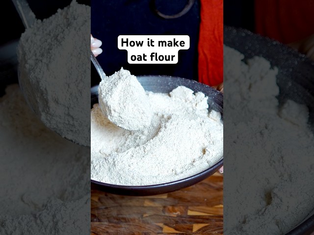 How to make oat flour!